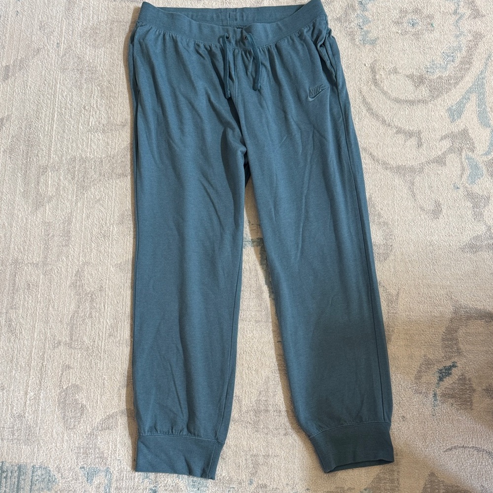 Nike Teal Drawstring Joggers